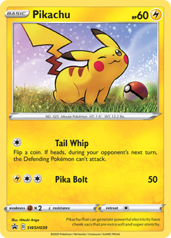 Pikachu #SWSH039 PSA 10