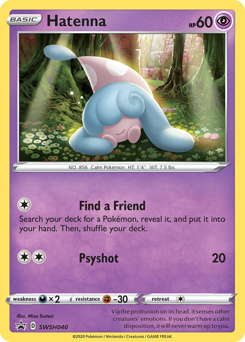 Hatenna #SWSH040 SWSH Black Star Promos