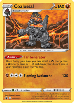 Coalossal #SWSH054 SWSH Black Star Promos