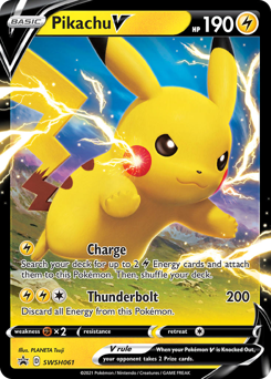 Pikachu V #SWSH061 SWSH Black Star Promos