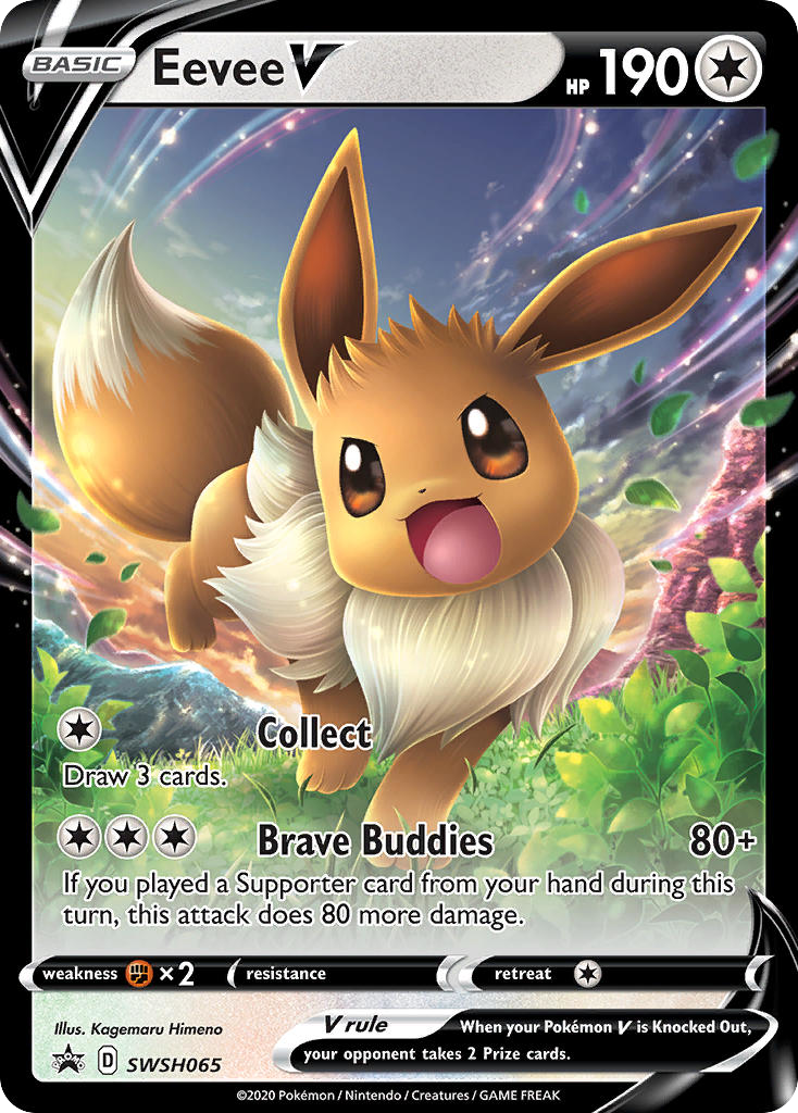 Eevee V #SWSH065 SWSH Black Star Promos