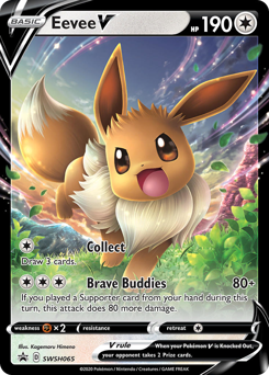 Eevee V #SWSH065 SWSH Black Star Promos