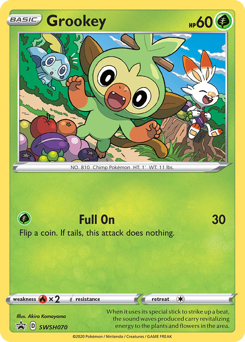 Grookey #SWSH070 SWSH Black Star Promos