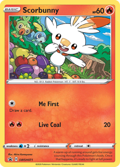 Scorbunny #SWSH071 SWSH Black Star Promos