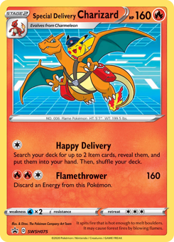 Special Delivery Charizard #SWSH075 SWSH Black Star Promos