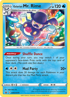 Galarian Mr. Rime #SWSH079 SWSH Black Star Promos