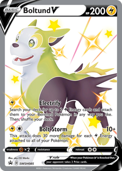 Boltund V #SWSH085 SWSH Black Star Promos