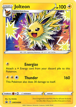 Jolteon #SWSH094 SWSH Black Star Promos