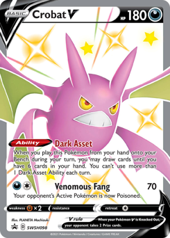 Crobat V #SWSH098 SWSH Black Star Promos