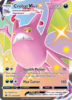 Crobat VMAX #SWSH099 SWSH Black Star Promos