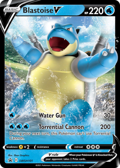 Blastoise V #SWSH101 SWSH Black Star Promos