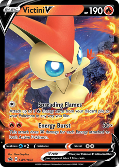 Victini V #SWSH104 SWSH Black Star Promos