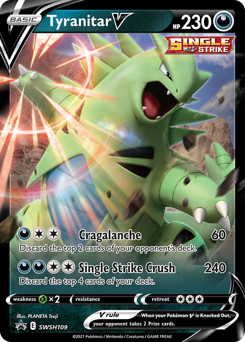 Tyranitar V #SWSH109 SWSH Black Star Promos
