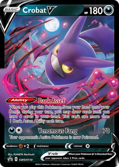 Crobat V #SWSH110 SWSH Black Star Promos