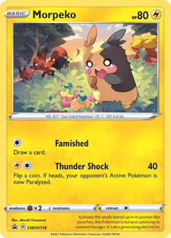 Morpeko #SWSH116 SWSH Black Star Promos