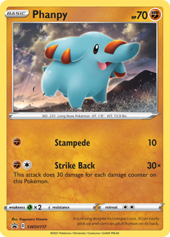 Phanpy #SWSH117 SWSH Black Star Promos