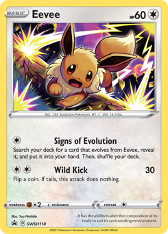 Eevee #SWSH118 SWSH Black Star Promos