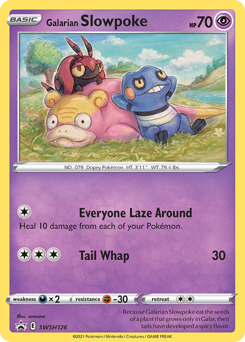 Galarian Slowpoke #SWSH126 SWSH Black Star Promos