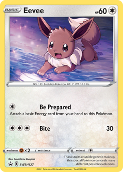 Eevee #SWSH127 SWSH Black Star Promos