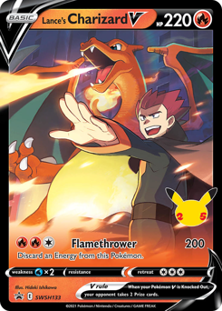 Lance's Charizard V #SWSH133 SWSH Black Star Promos