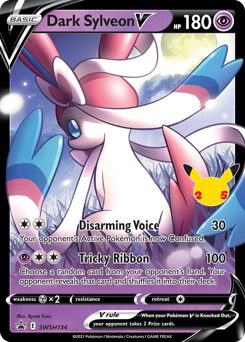 Dark Sylveon V #SWSH134 SWSH Black Star Promos