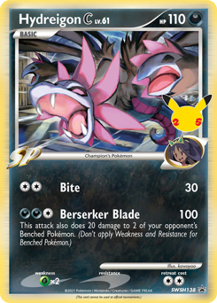 Hydreigon C #SWSH138 SWSH Black Star Promos