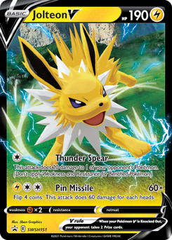 Jolteon V #SWSH151 SWSH Black Star Promos