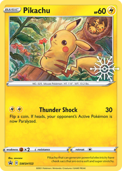 Pikachu #SWSH153 SWSH Black Star Promos