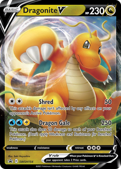 Dragonite V #SWSH154 SWSH Black Star Promos