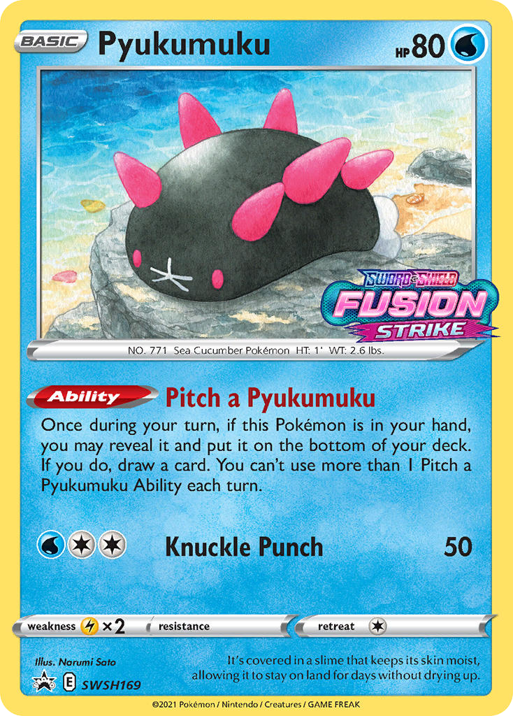 Pyukumuku #SWSH169 SWSH Black Star Promos