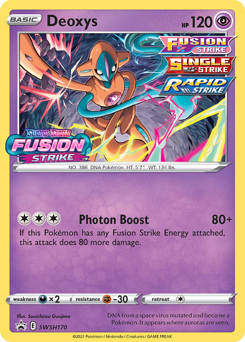 Deoxys #SWSH170 SWSH Black Star Promos