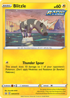 Blitzle #SWSH173 SWSH Black Star Promos