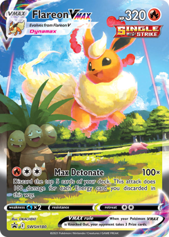 Flareon VMAX #SWSH180 SWSH Black Star Promos