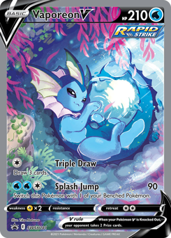 Vaporeon V #SWSH181 SWSH Black Star Promos