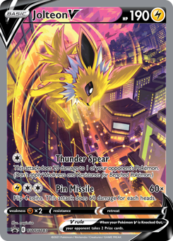 Jolteon V #SWSH183 SWSH Black Star Promos