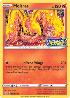 Moltres #SWSH185 SWSH Black Star Promos