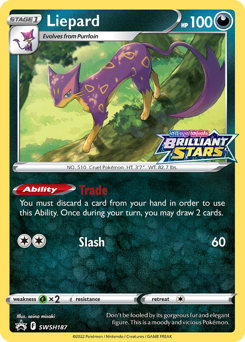Liepard #SWSH187 SWSH Black Star Promos