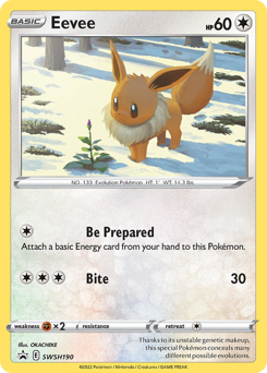 Eevee #SWSH190 SWSH Black Star Promos