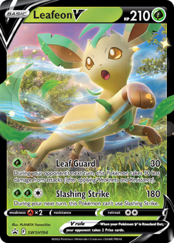 Leafeon V #SWSH194 SWSH Black Star Promos