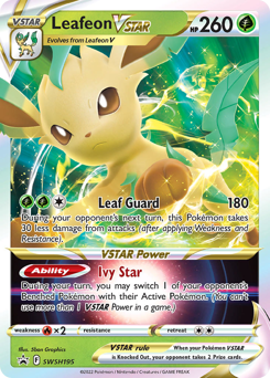 Leafeon VSTAR #SWSH195 SWSH Black Star Promos