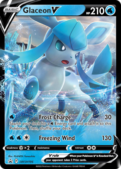 Glaceon V #SWSH196 SWSH Black Star Promos