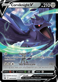 Corviknight V #SWSH200 SWSH Black Star Promos