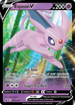 Espeon V #SWSH201 SWSH Black Star Promos