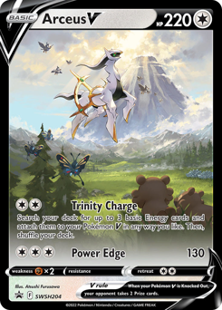 Arceus V #SWSH204 SWSH Black Star Promos