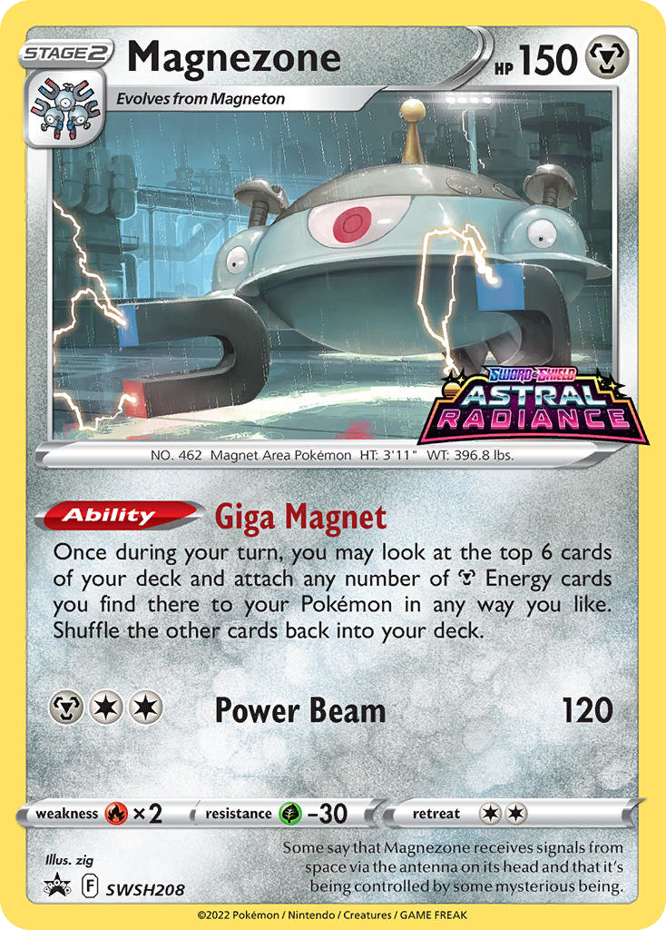 Magnezone #SWSH208 SWSH Black Star Promos