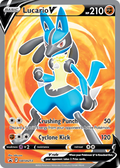 Lucario V #SWSH213 SWSH Black Star Promos