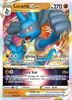Lucario VSTAR #SWSH214 SWSH Black Star Promos