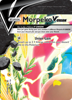 Morpeko V-UNION #SWSH215 SWSH Black Star Promos