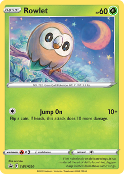 Rowlet #SWSH220 SWSH Black Star Promos