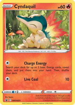 Cyndaquil #SWSH221 SWSH Black Star Promos